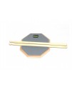 8吋 8角形 啞鼓練習鼓墊 連支架 practice pad